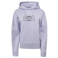 Women's Castore Lavender McLaren F1 Team 2025 Miami Grand Prix Cropped Pullover Hoodie