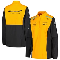 Women's Castore Orange McLaren F1 Team 2024 Quarter-Zip Top