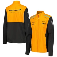 Women's Castore Orange McLaren F1 Team 2024 Softshell Full-Zip Jacket