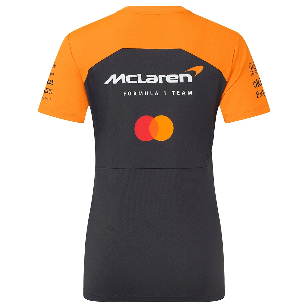 Women's McLaren Anthracite/Orange F1 Team 2025 Replica Set Up T-Shirt