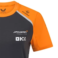 Women's McLaren Anthracite/Orange F1 Team 2025 Replica Set Up T-Shirt