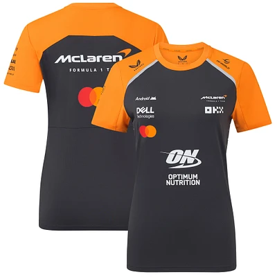 Women's McLaren Anthracite/Orange F1 Team 2025 Replica Set Up T-Shirt