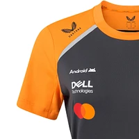 Women's McLaren Lando Norris Anthracite/Orange F1 Team 2025 Replica Driver Set Up T-Shirt