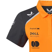 Women's McLaren Lando Norris Orange/Anthracite F1 Team 2025 Replica Driver Polo