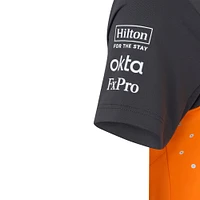 Women's McLaren Lando Norris Orange/Anthracite F1 Team 2025 Replica Driver Polo