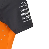 Women's McLaren Lando Norris Orange/Anthracite F1 Team 2025 Replica Driver Polo