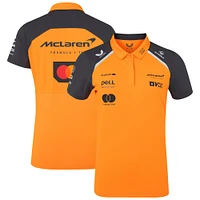 Polo réplique McLaren F1 Team 2025 orange/anthracite pour femme