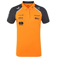 Polo réplique McLaren F1 Team 2025 orange/anthracite pour femme