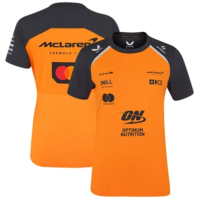 Women's McLaren  Orange/Anthracite F1 Team 2025 Replica Set Up T-Shirt