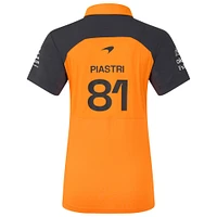 Women's McLaren Oscar Piastri Orange/Anthracite F1 Team 2025 Replica Driver Polo
