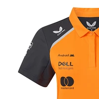 Women's McLaren Oscar Piastri Orange/Anthracite F1 Team 2025 Replica Driver Polo