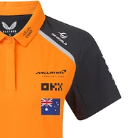 Women's McLaren Oscar Piastri Orange/Anthracite F1 Team 2025 Replica Driver Polo