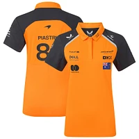 Women's McLaren Oscar Piastri Orange/Anthracite F1 Team 2025 Replica Driver Polo