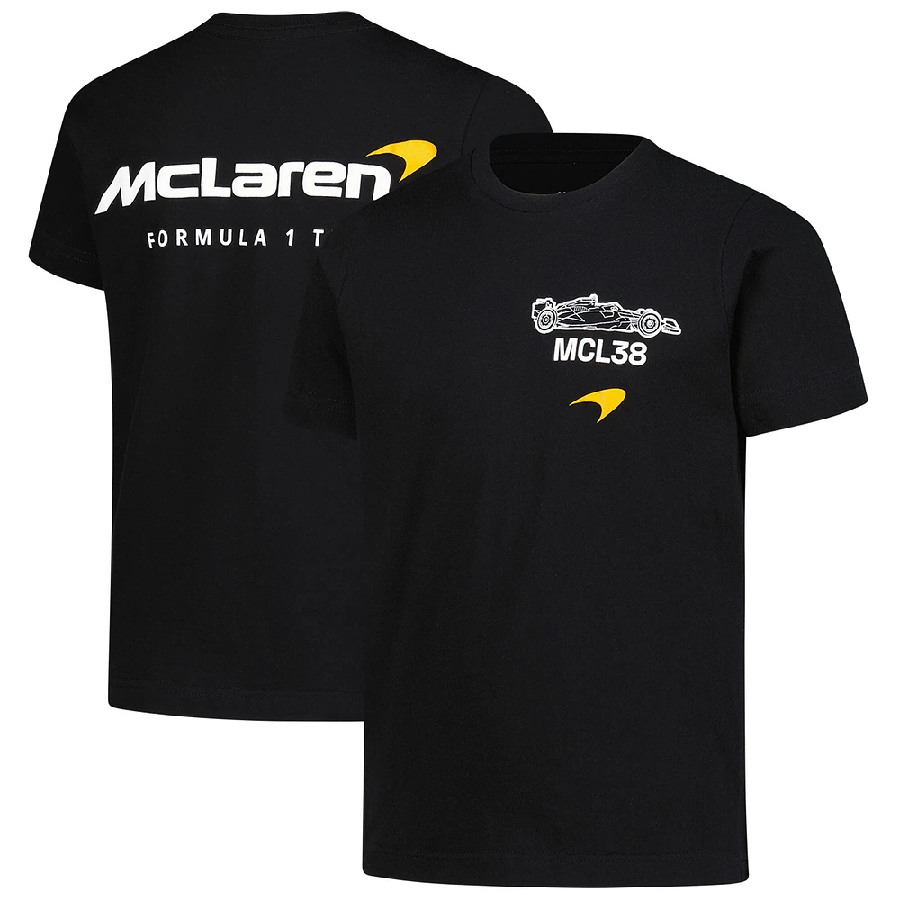 Youth  Black McLaren F1 Team Car Logo T-Shirt