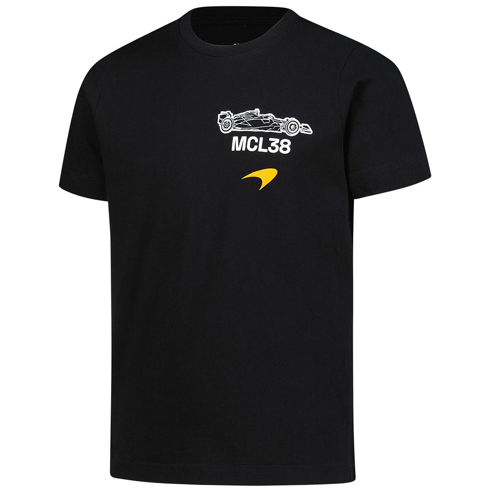Youth  Black McLaren F1 Team Car Logo T-Shirt