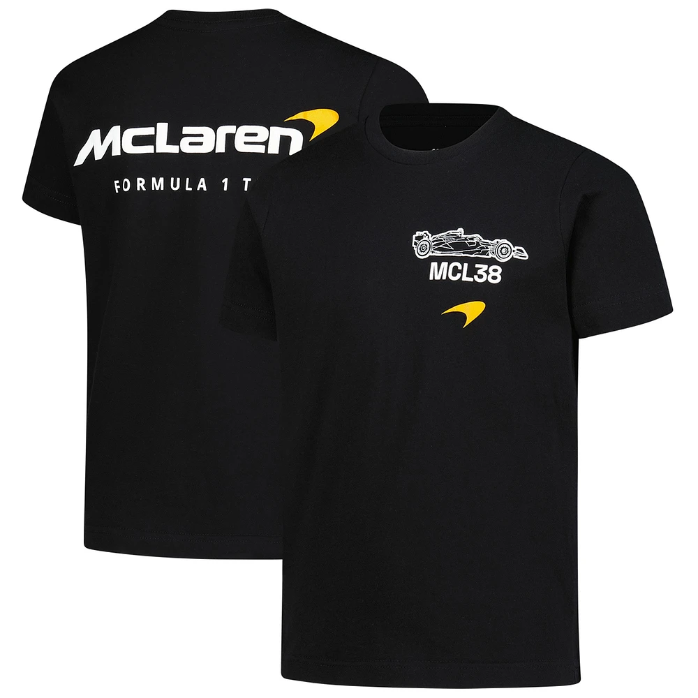 Youth Black McLaren F1 Team Car Logo T-Shirt