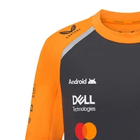 Youth McLaren Lando Norris Anthracite/Orange F1 Team 2025 Replica Driver Set Up T-Shirt