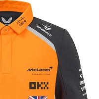 Youth McLaren Lando Norris Orange/Anthracite F1 Team 2025 Replica Driver Polo