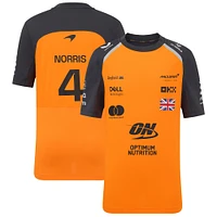 T-shirt pour jeune McLaren F1 Team 2025 Replica Set Up Orange/Anthracite Lando Norris