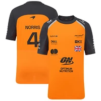T-shirt pour jeune McLaren F1 Team 2025 Replica Set Up Orange/Anthracite Lando Norris
