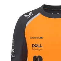 T-shirt pour jeunes McLaren F1 Team 2025 Replica Set Up Orange/Anthracite