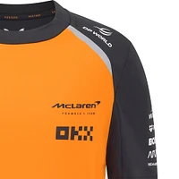 T-shirt pour jeunes McLaren F1 Team 2025 Replica Set Up Orange/Anthracite