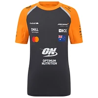 Youth McLaren Oscar Piastri Anthracite/Orange F1 Team 2025 Replica Driver Set Up T-Shirt