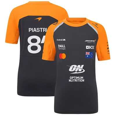 Youth McLaren Oscar Piastri Anthracite/Orange F1 Team 2025 Replica Driver Set Up T-Shirt