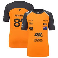 T-shirt de configuration du pilote réplique McLaren F1 Team 2025 orange/anthracite pour jeune Oscar Piastri