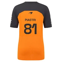 T-shirt de configuration du pilote réplique McLaren F1 Team 2025 orange/anthracite pour jeune Oscar Piastri
