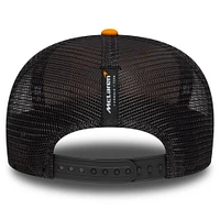Youth New Era Lando Norris Orange/Anthracite McLaren F1 Team 2025 Replica 9FIFTY Stretch-Snap Trucker Hat