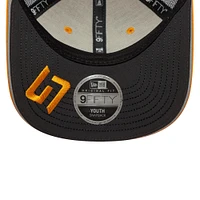 Youth New Era Lando Norris Orange/Anthracite McLaren F1 Team 2025 Replica 9FIFTY Stretch-Snap Trucker Hat