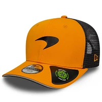 Youth New Era  Orange/Black McLaren F1 Team 9SEVENTY Stretch-Snap Trucker Hat