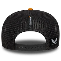 Youth New Era  Orange/Black McLaren F1 Team 9SEVENTY Stretch-Snap Trucker Hat