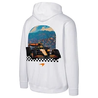 Sweat à capuche rétro McLaren F1 Team blanc pour jeune