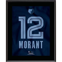 Ja Morant Memphis Grizzlies 10.5" x 13" Jersey Number Sublimated Player Plaque