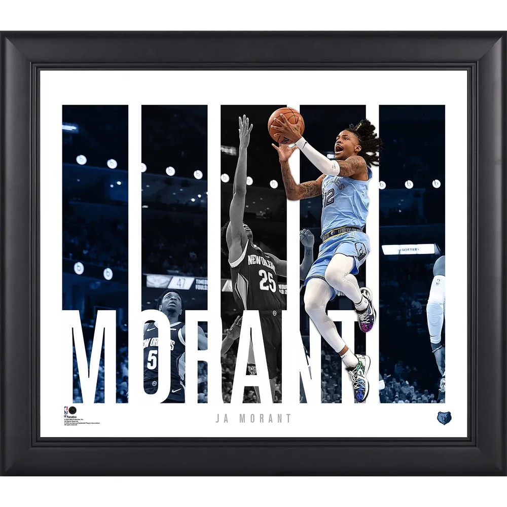 Lids Ja Morant Memphis Grizzlies Fanatics Authentic Framed 15 x