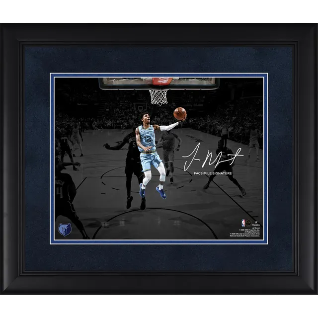 Ja Morant Memphis Grizzlies Fanatics Authentic Facsimile Signature Framed  16 x 20 Stars of the Game Collage