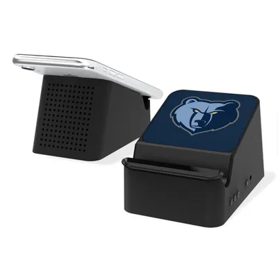Memphis Grizzlies Solid Design Wireless Charging Station & Bluetooth Speaker