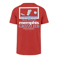 T-shirt rouge pour homme '47 Memphis Grizzlies City Edition Backboard