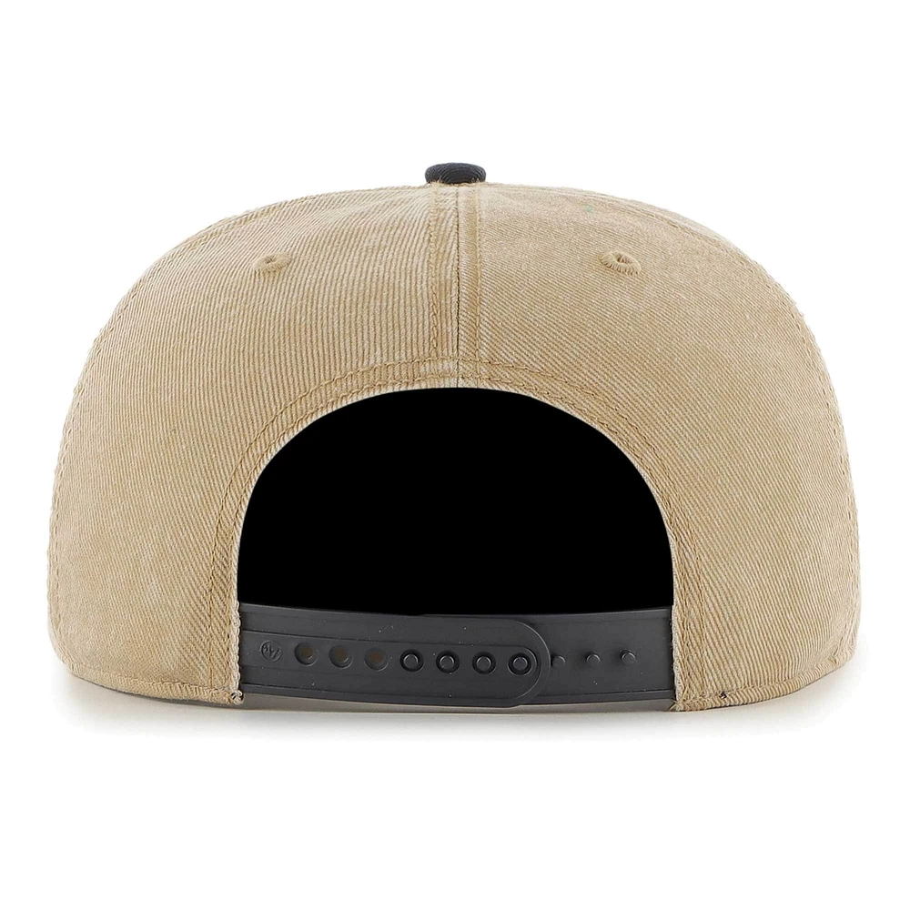 Casquette snapback Chilmark Captain des Memphis Grizzlies pour homme, kaki/bleu marine, '47