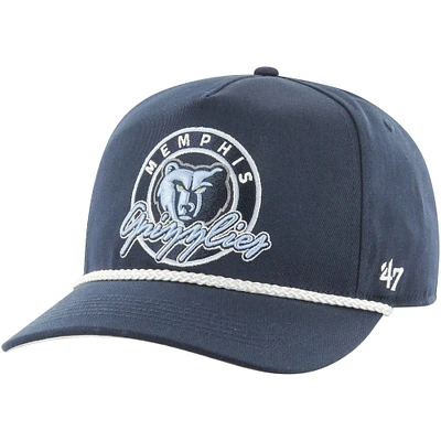 Men's '47 Navy Memphis Grizzlies Ring Tone Hitch Snapback