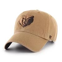 Casquette réglable '47 Tan Memphis Grizzlies Ballpark Clean Up pour homme
