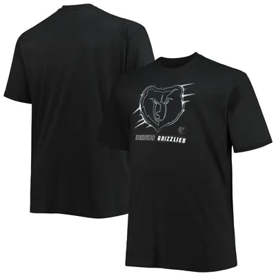 Memphis Grizzlies Big & Tall Pop T-Shirt - Black