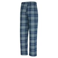 Ensemble de nuit pour homme avec t-shirt et pantalon en flanelle Memphis Grizzlies Vector bleu marine/gris Concepts Sport