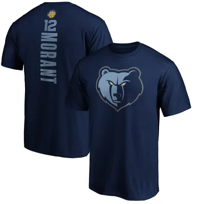 Nike Youth Ja Morant Navy Memphis Grizzlies Icon Name & Number T-Shirt Size: Small