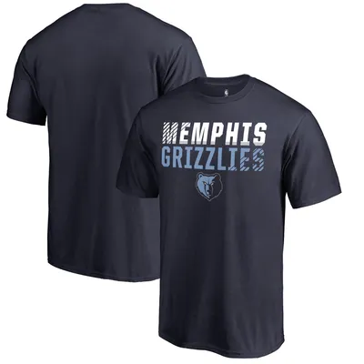 Memphis Grizzlies Fanatics Branded Fade Out T-Shirt - Navy