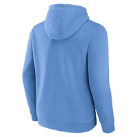 Sweat à capuche avec logo principal Fanatics bleu clair des Memphis Grizzlies pour hommes
