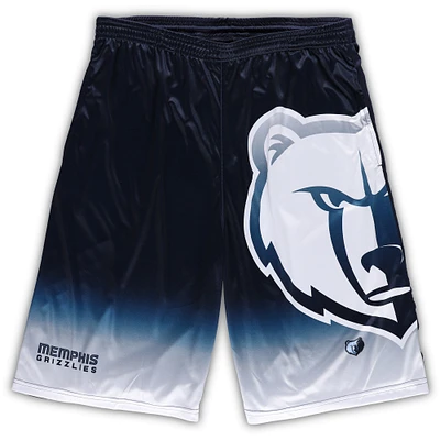 Short graphique Fanatics bleu marine Memphis Grizzlies Big & Tall pour hommes