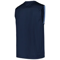 Débardeur musculaire Fanatics bleu marine Memphis Grizzlies Birdseye pour hommes